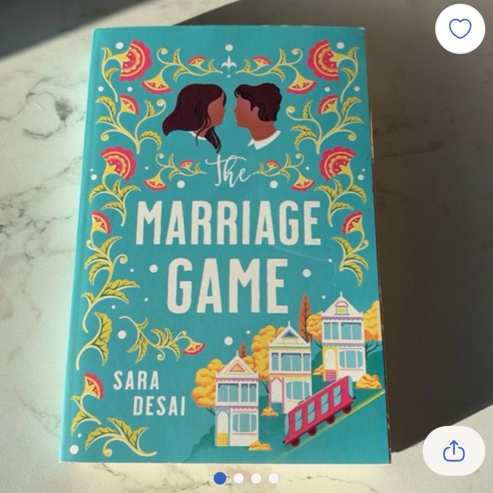 The Marriage Game by Sara Desai - Blue Cover